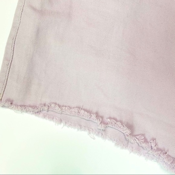 BDG Drew high rise cheeky jean shorts purple Size 27 - Picture 2 of 8